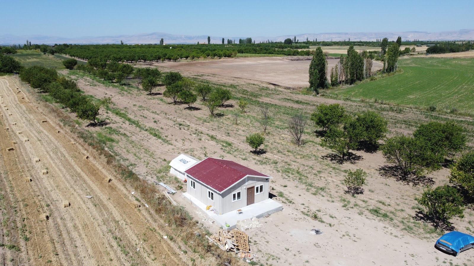 Adıyaman 49 m² bireysel prefabrik konut prefabrik hafif çelik proje - Preskon