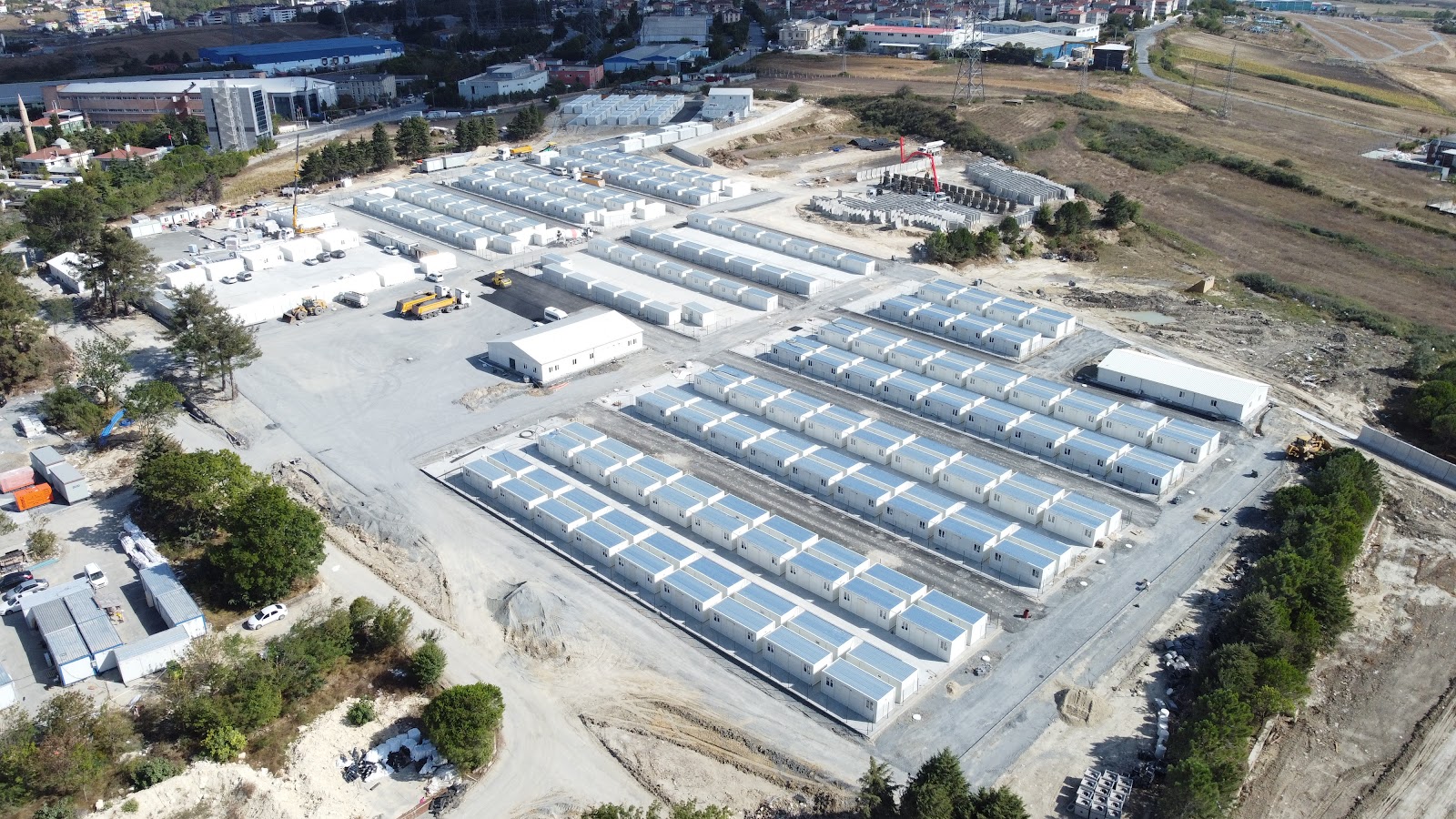 AFAD Konteyner Kent Dursunköy afet yerleşkesi konteyner prefabrik hafif çelik proje - Preskon