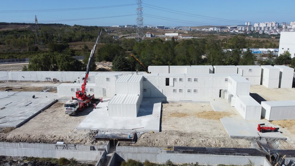 Arnavutköy Geri Gönderme Merkezi prefabrik yapı projesi prefabrik hafif çelik proje - Preskon