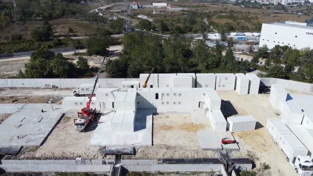 Arnavutköy Geri Gönderme Merkezi prefabrik yapı projesi prefabrik hafif çelik proje - Preskon