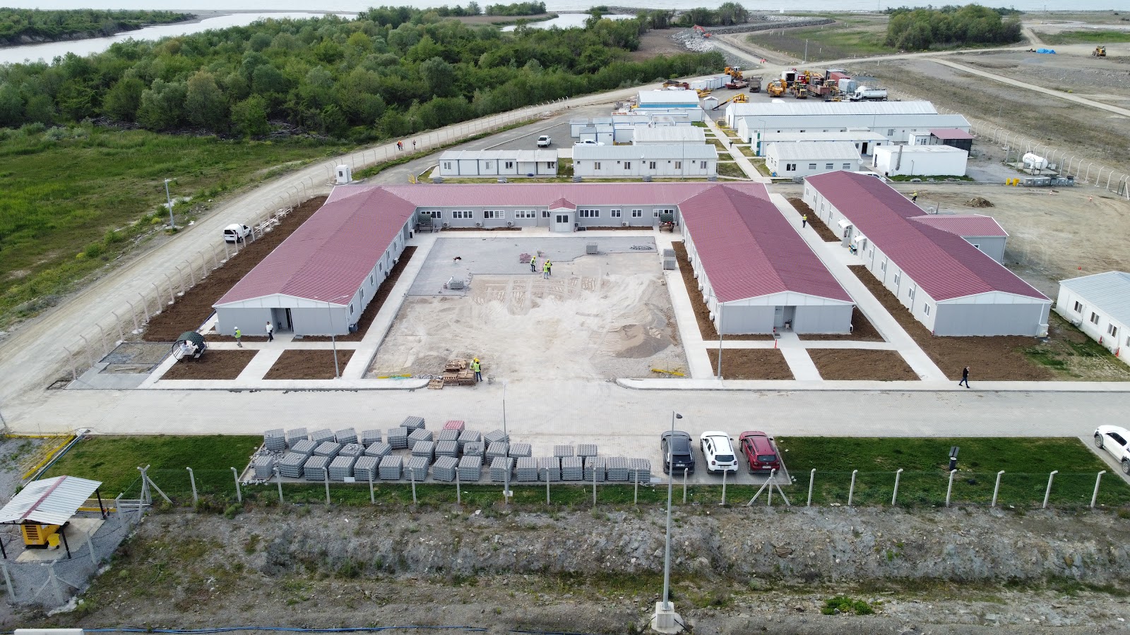 Filyos Limanı şantiye mobilizasyon kampı prefabrik proje - Preskon