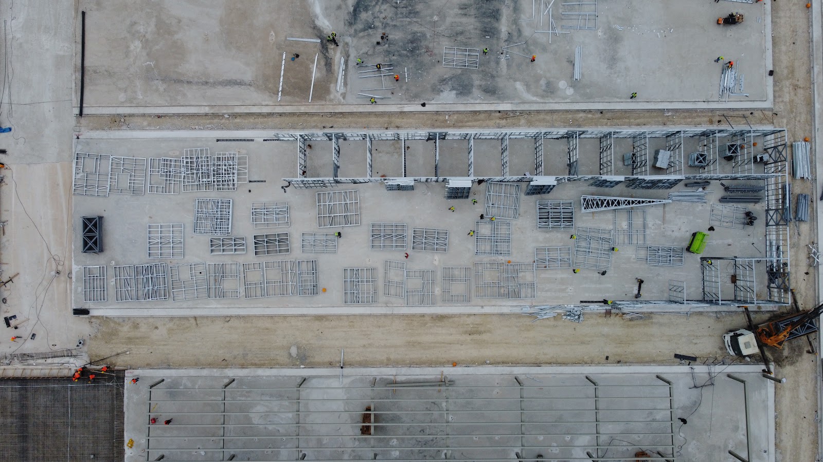Hatay Defne Hastanesi 16.000 m² hibrit hafif çelik hastane binası prefabrik hafif çelik proje - Preskon