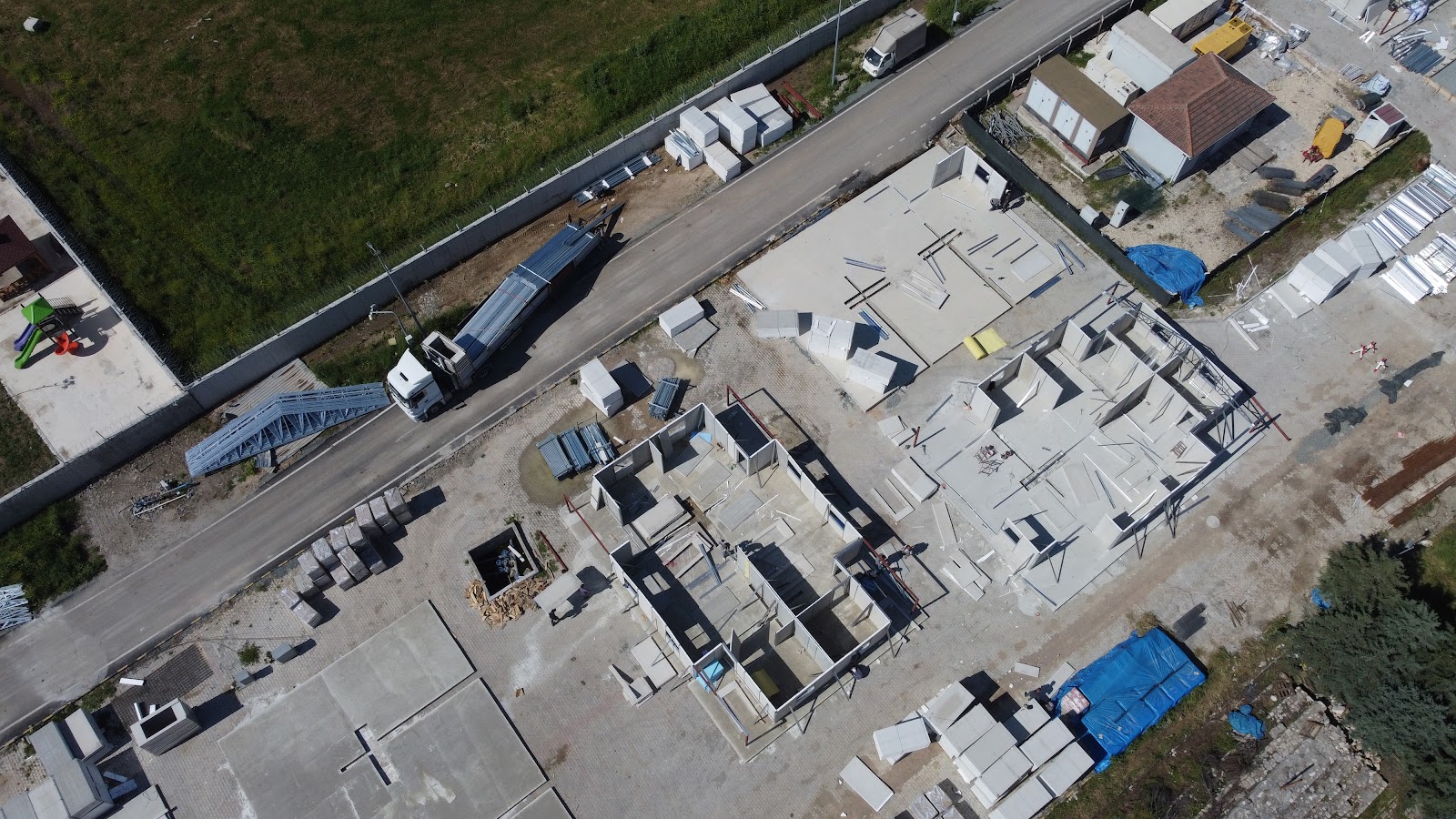 Malatya Hava Jet Üssü 29 adet 180 m² askeri prefabrik konut prefabrik hafif çelik proje - Preskon